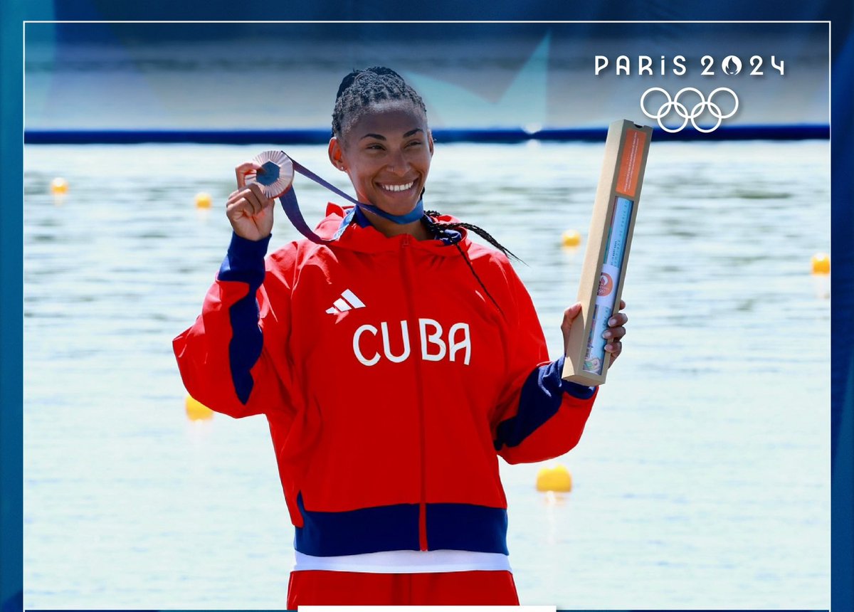 Muchas felicidades a Yarisleidis Cirilo, que ganó en #Paris2024    una muy meritoria medalla de bronce! #CubaInspira