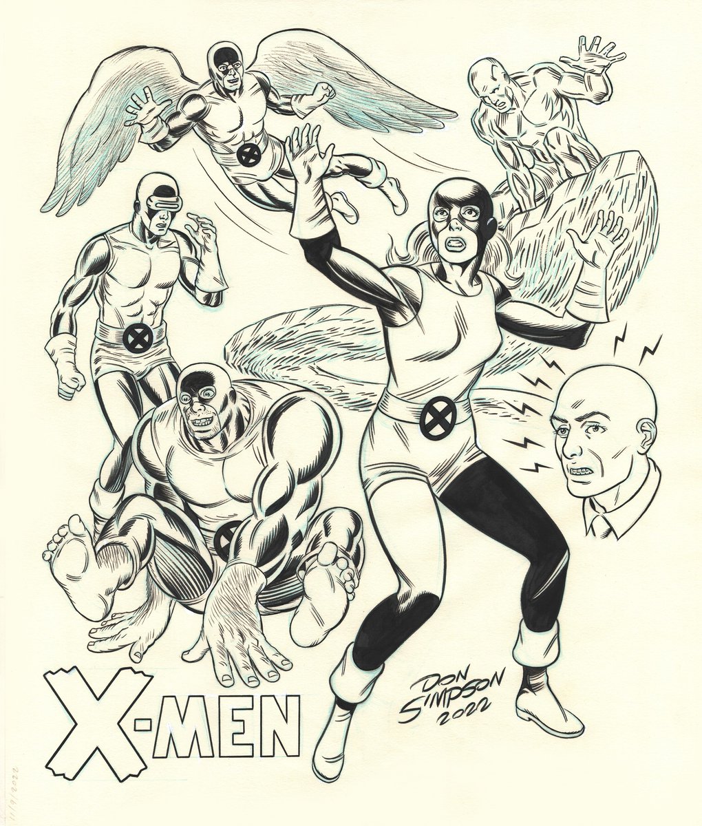 donaldsimpson20's tweet photo. The second greatest X-Men costumes of all time -- the originals! Again, Frank Quitely, eat yer heart out! https://t.co/xQQTxqG2a6
