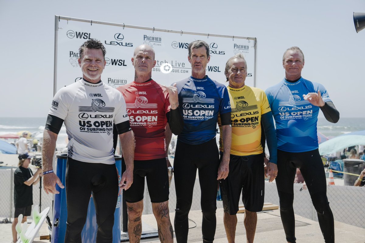 Legends heat at US Open of Surfing <a href="/usopenofsurf/">US Open of Surfing</a> #usopenofsurfing