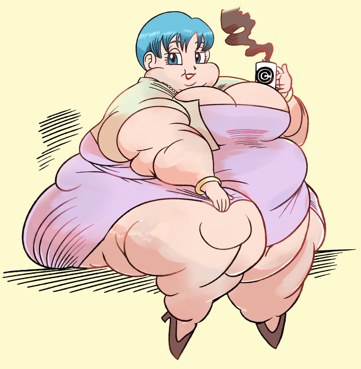 Blubbery Bulma tweet media