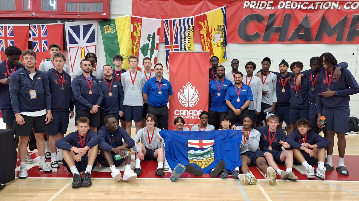 BasketballAB's tweet photo. Our U15 and U17 Boys and Girls teams are coming home from the @CanBball National Championships with some new accessories 🥉

#TeamAB2024 https://t.co/xDGfUwSTDz