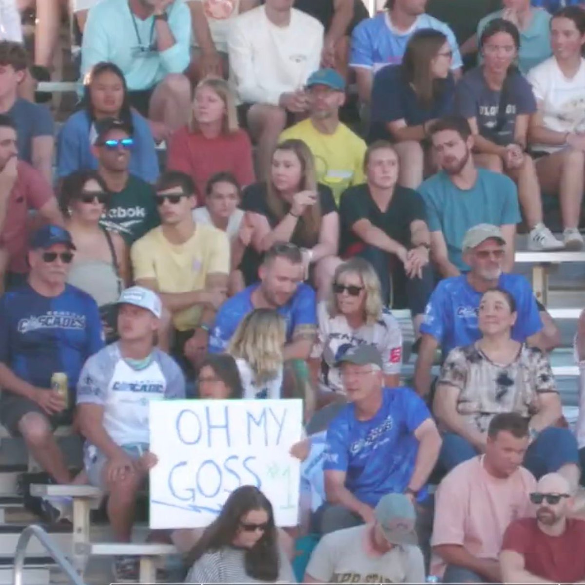 'Scades packing the stands in Salt Lake 💪 

#TheClimb 🏔️