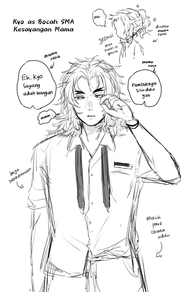 Yakusodesu's tweet photo. #HashiraWeek2024
โDAY 10โ
AU lokal
Kyo si anak kesayangan mama
@hashiraweek https://t.co/kDubhtj2qG