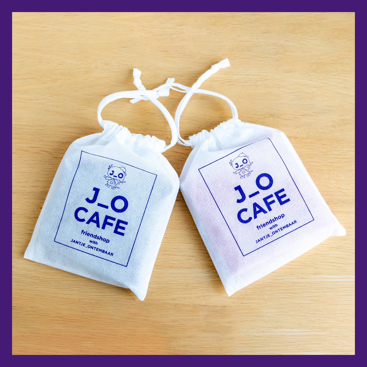 J_O CAFE KIOSQUEオリジナルハンドタオル（巾着ポーチ付） J_O CAFE KIOSQUEオリジナルハンドタオル（巾着ポーチ付）