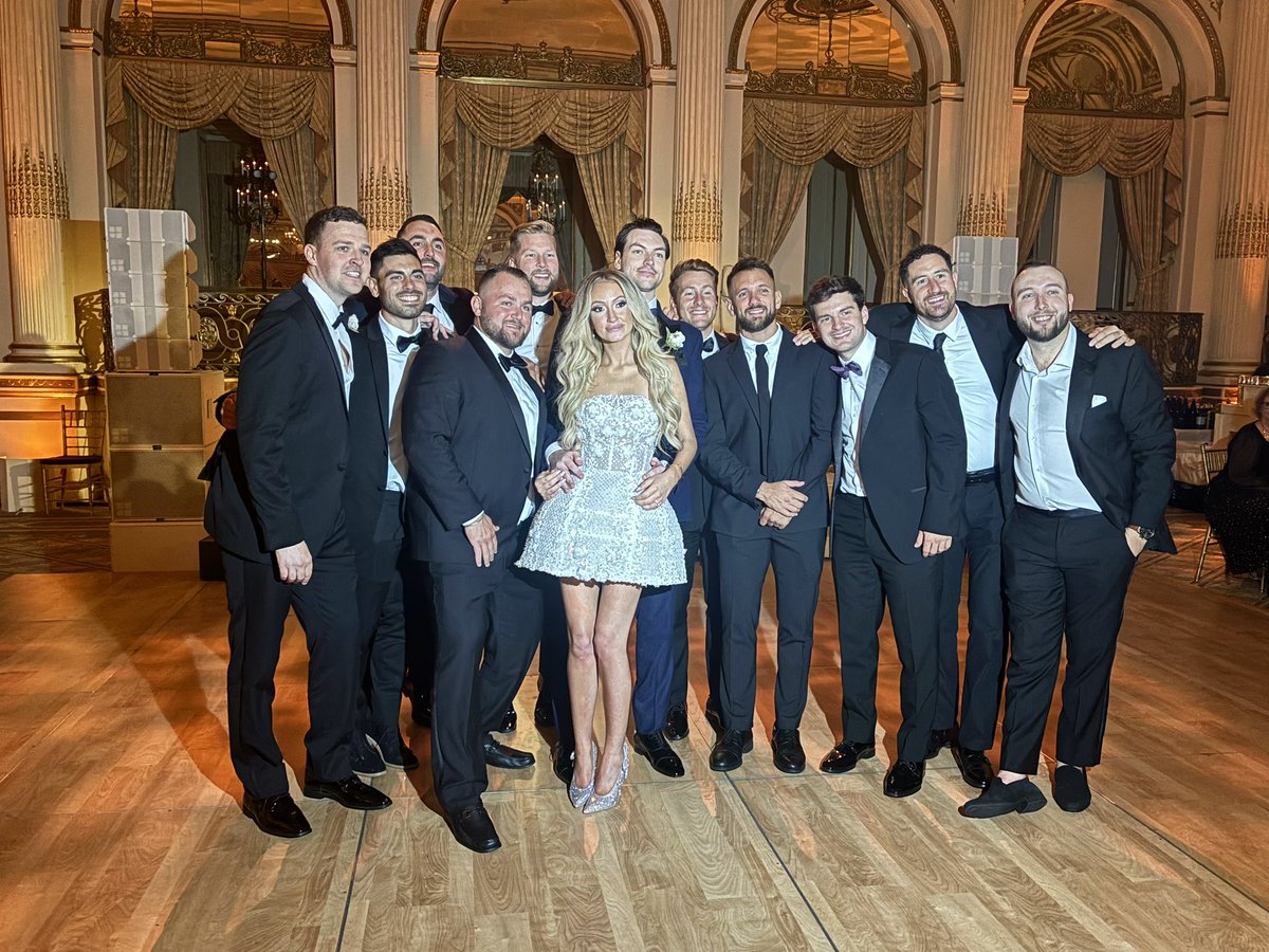 Backdoor Bandits HC (@superiorbandits) on Twitter photo Huge Congrats to <a href="/_CDobbs23_/">Chris Dobbs</a> who becomes the third Backdoor Bandits player to get married! 3 Sambach Cups and 3 Marriages! #BanditsNation #86Mets #ThePlaza #NYC Huge Congrats to <a href="/_CDobbs23_/">Chris Dobbs</a> who becomes the third Backdoor Bandits player to get married! 3 Sambach Cups and 3 Marriages! #BanditsNation #86Mets #ThePlaza #NYC