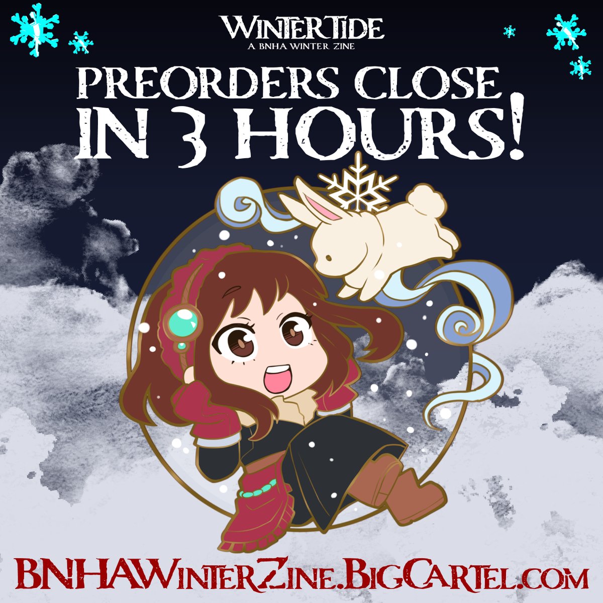 ❄️Can you hear the clock ticking?? Because we sure can and it says preorders will be ending in THREE HOURS!!! It is now the Ultimate Last Chance to get your winter goodies—get em before time runs out!!!