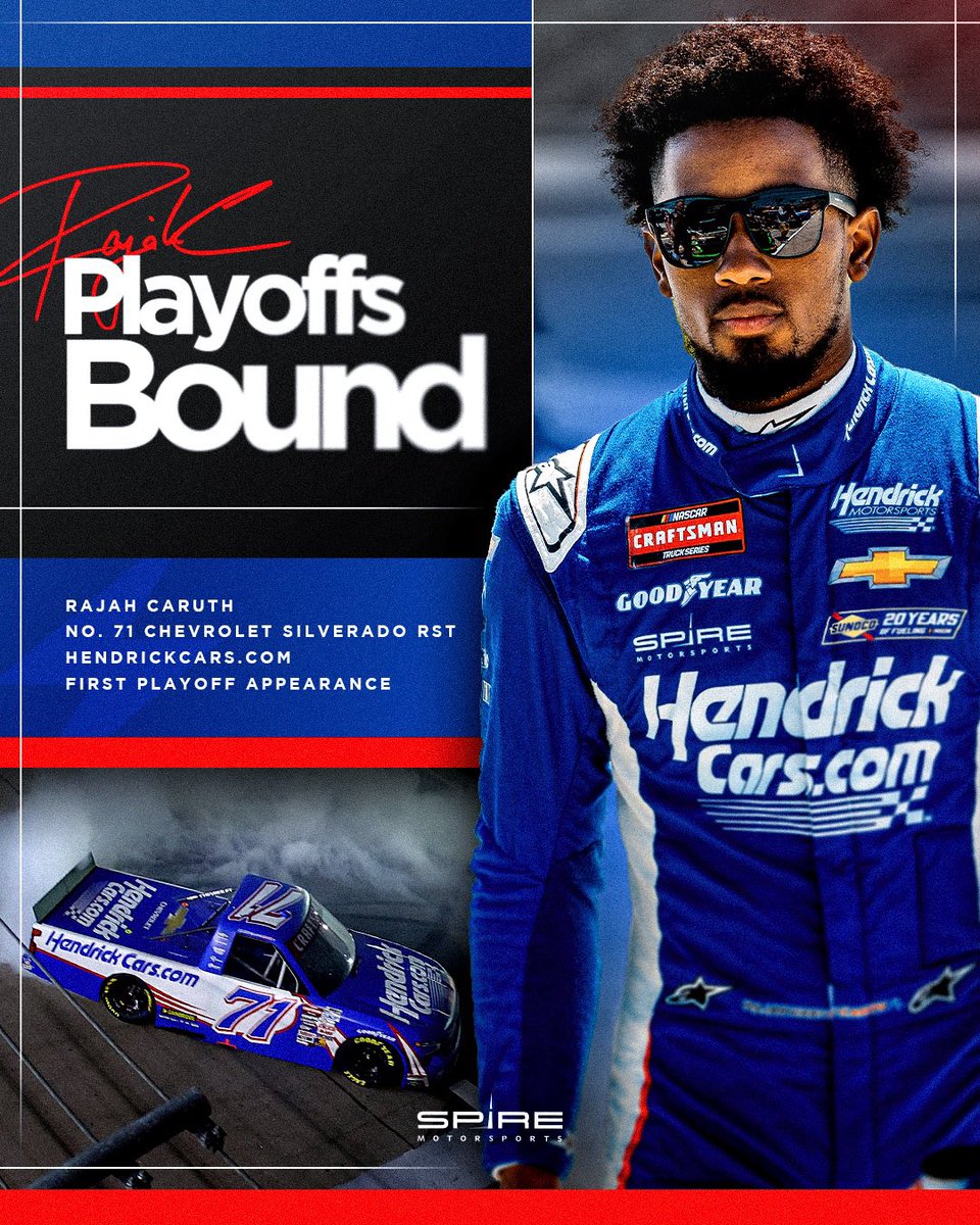 Let the Playoff run begin.

<a href="/rajahcaruth_/">Rajah Kirby Caruth</a> | <a href="/HendrickCars/">Hendrick Automotive Group</a>