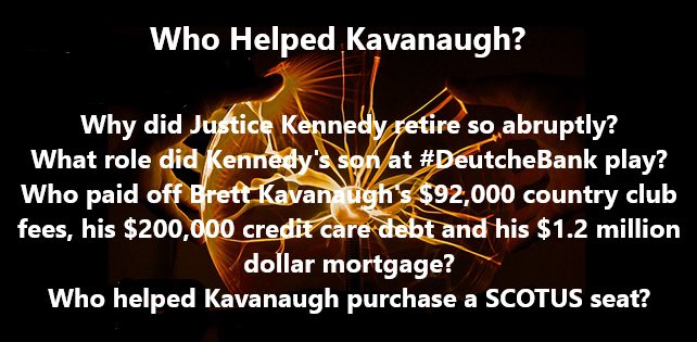 wheretfru777's tweet image. #InvestigateKavanaugh  #SCOTUSisCORRUPT