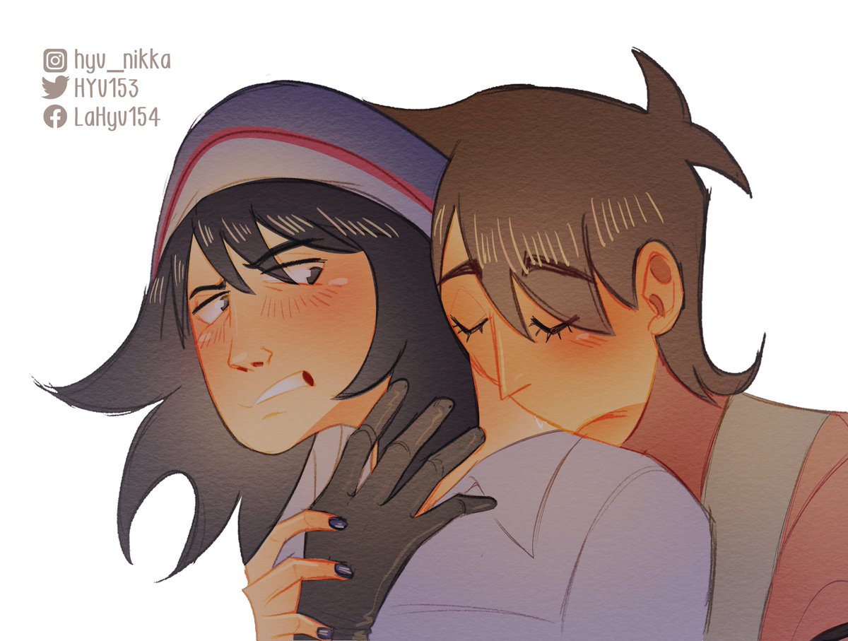 HYU153's tweet photo. Beso en el cuello 👀
#LuckityKissWeek #Luckityfanart
#Luckity https://t.co/mQLVIsB9m0