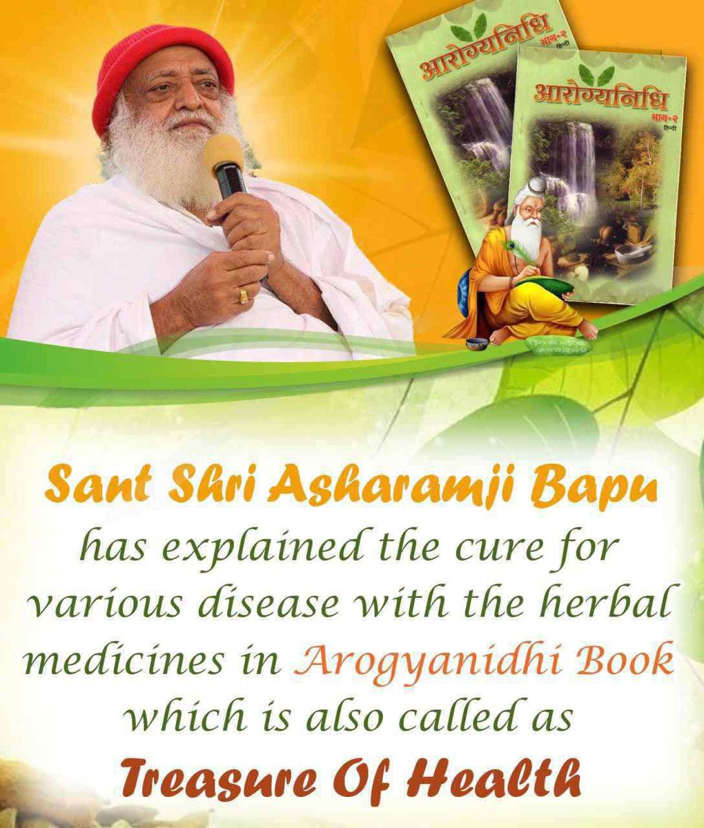 If Natural And Safe approach to recover ones health is what one desires, then Ayurveda is the way.

Sant Shri Asharamji Bapu describes the #GloryOfAyurveda by examples of multitudes of its techniques that is affordable &amp; accessible even for the underprivileged.