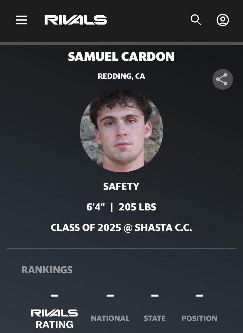 CardonSam's tweet image. Blessed to be named on the preseason All-American 2nd team for JUCO! Ready to have a special season with my brothers here at Shasta💍! #NBU @BradHoiseth @Rivals @CoachColeParker @hamilton_bryon @Daniel5Lewis5 @Coach_Ramage @timsterrrrrr @Coach_Diskin @CoachE916 @CoachCavalli