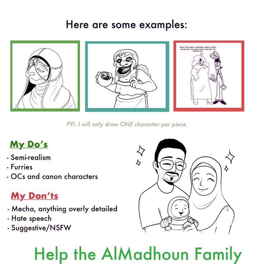 _mildmischief_'s tweet image. PLEASE READ!!!
I’m currently helping out a family in Palestine who reached out to me in hopes to reach more people.
For anyone who can donate, I will draw you a lineart piece in return. Their GFM will be in the replies :)