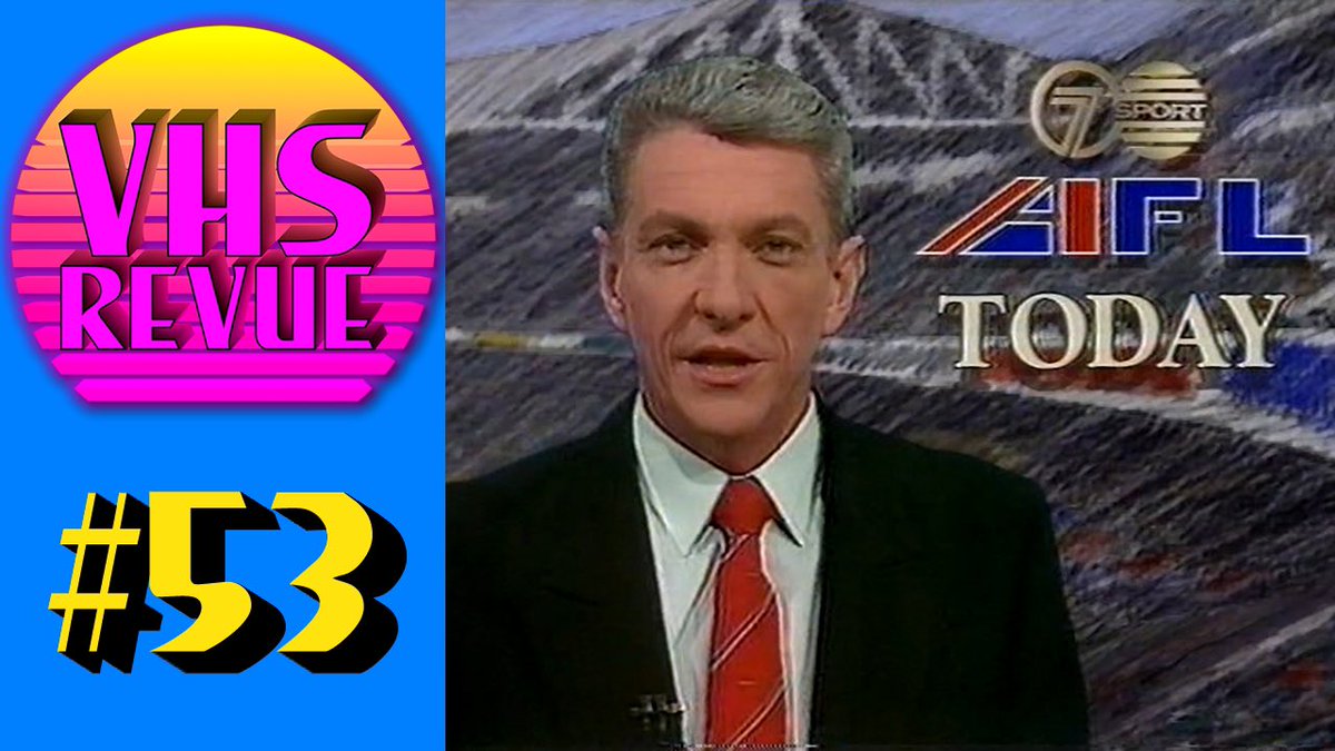 VHS Revue (@vhsrevue) on Twitter photo NEW EPISODE! Back to a world before footy was broadcast live in Melbourne. A world of nutty kings, back-stabbing coworkers & uplifting political ads. From <a href="/IsabellaValette/">Isabella Valette</a>’s home video vault it’s VHS Revue 53 - Sunday AFL Today (1990) HERE: youtu.be/CKXXdMi7Zmg?si… #vhsrevue #AFL NEW EPISODE! Back to a world before footy was broadcast live in Melbourne. A world of nutty kings, back-stabbing coworkers & uplifting political ads. From <a href="/IsabellaValette/">Isabella Valette</a>’s home video vault it’s VHS Revue 53 - Sunday AFL Today (1990) HERE: youtu.be/CKXXdMi7Zmg?si… #vhsrevue #AFL