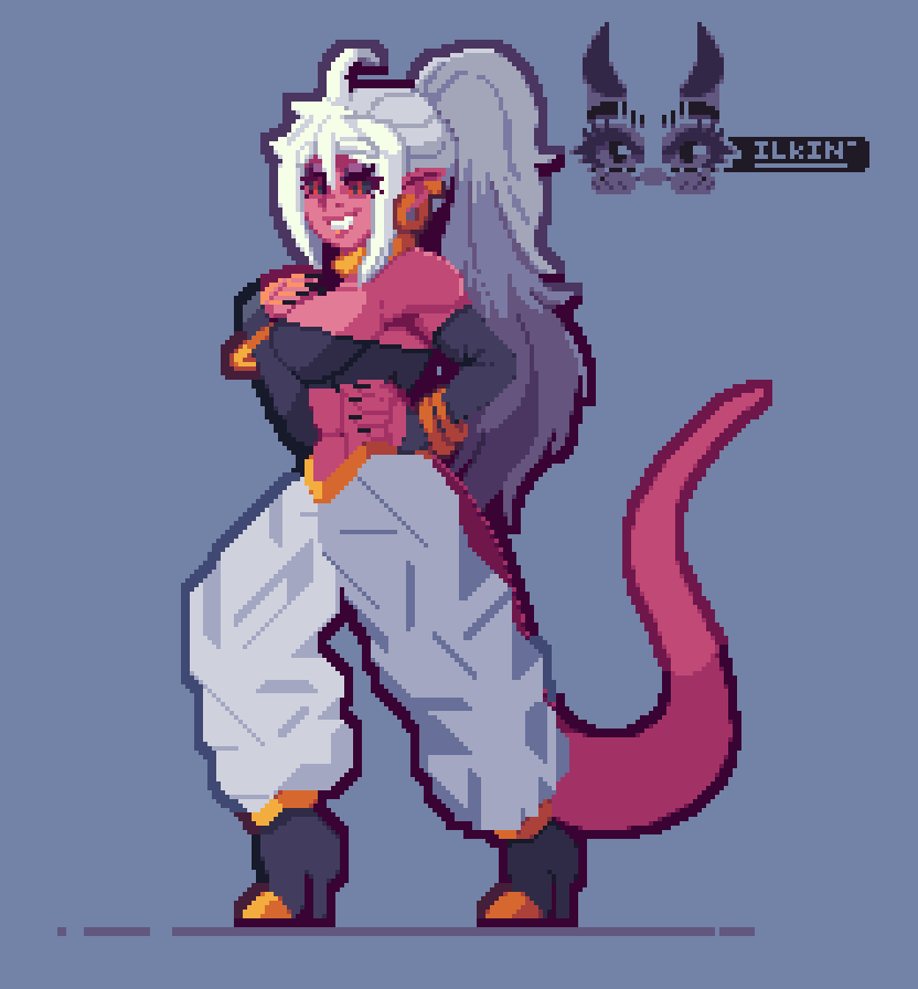 MAJIIIIIIIIIIIIN #ドット絵 #像素艺术 #pixelart #aseprite #Pixel #pixelartist #art #Pixels #DragonBallFighterZ #Android21