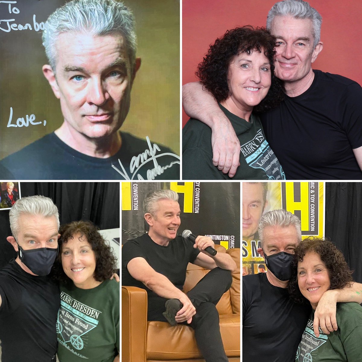 jeanbugc's tweet image. Having a fabulous time at Huntington Comic Con! It is always a pleasure seeing @JamesMarstersOf!