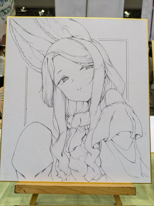 H-11aのめらぷれみですが、
色紙を13時に各3,000円で頒布予定です
時刻に希望者が複数いた場合には抽選となります 