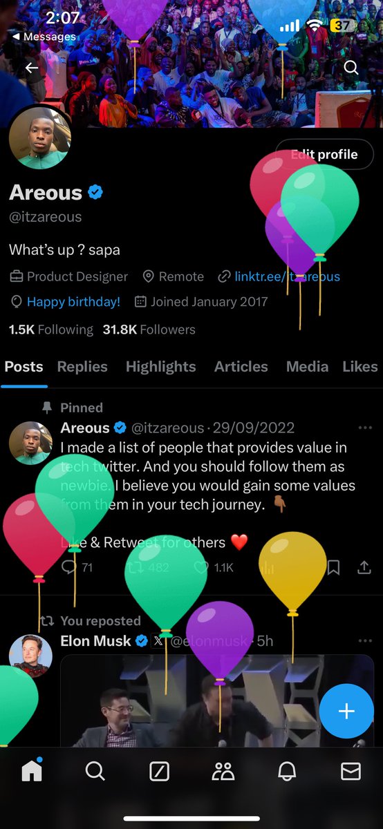 itzareous's tweet image. Happy birthday to me 🥳🎊