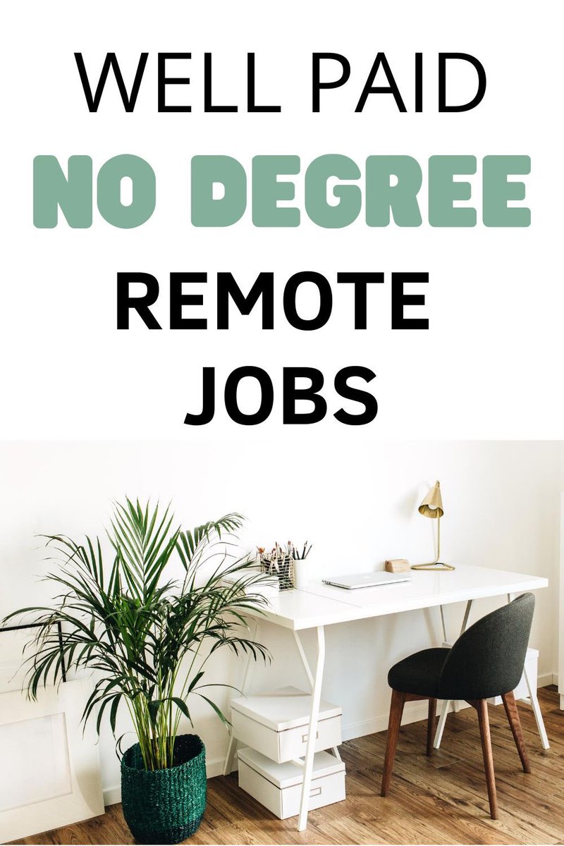 The future is Remote work.

15 Remote Jobs without Interviews  to easily earn $400 to $4000

To get the list:  

1. Follow Me 
2. Like and Retweet
3. Reply with "Remote”

Follow so I will DM you