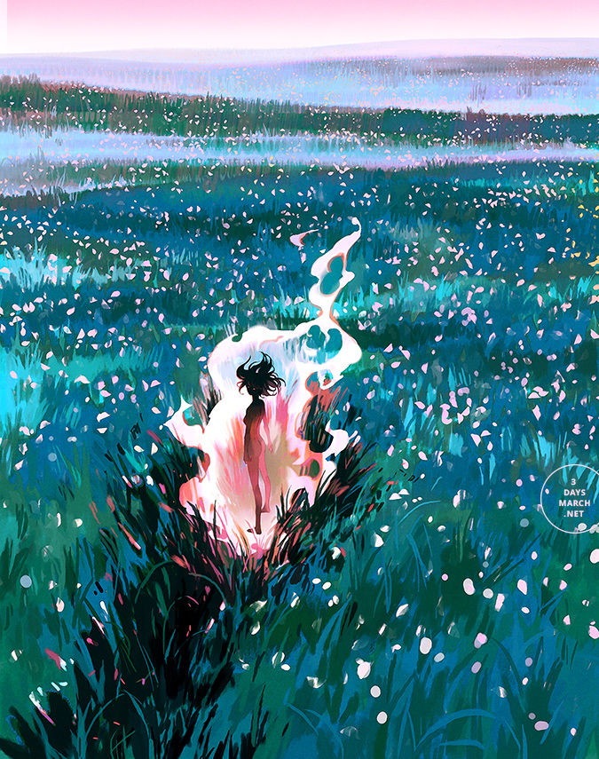from the earth