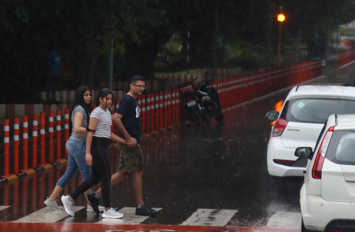Visitors at Sukhna Lake Chandigarh during rain in city <a href="/grewal_sharma/">ManrajGrewalSharma</a> 
<a href="/iepunjab/">Express Punjab</a> 
<a href="/IndianExpress/">The Indian Express</a>