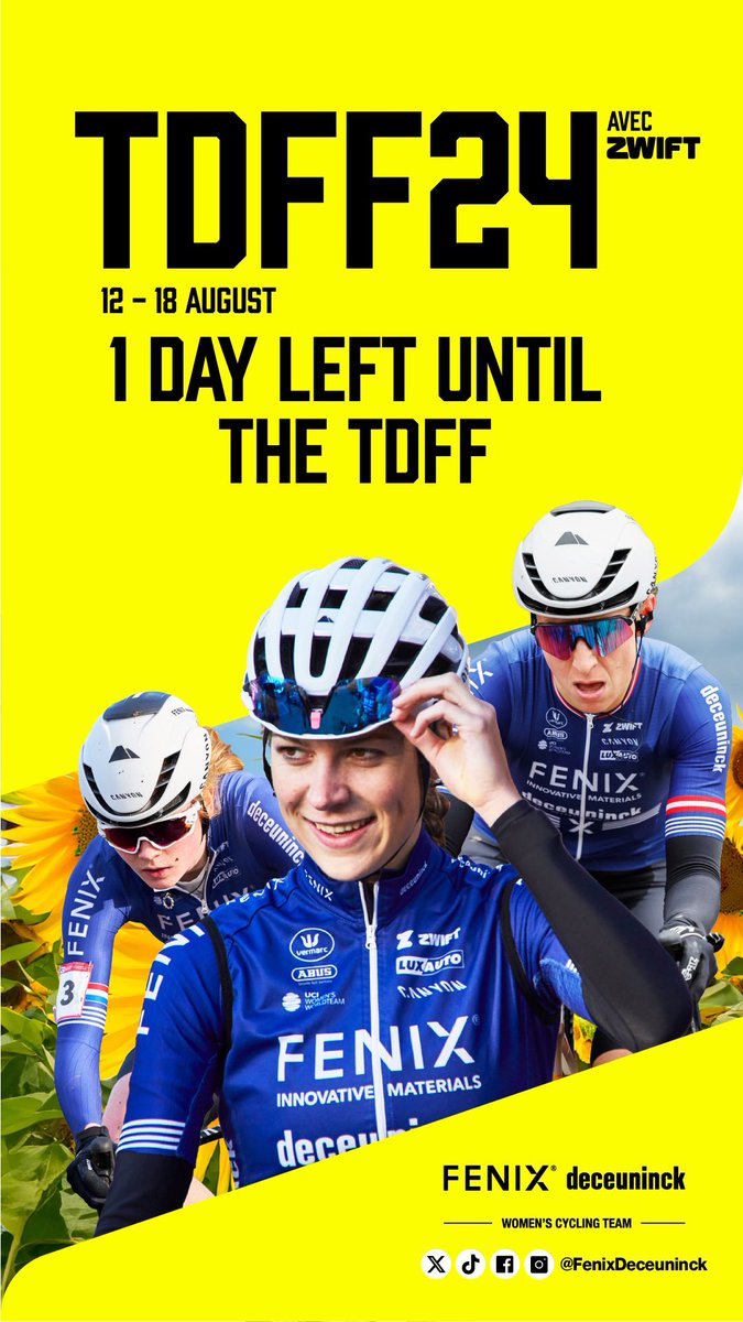 <a href="/LeTourFemmes/">Le Tour de France Femmes avec Zwift</a> <a href="/GoZwift/">Zwift</a> <a href="/Deceuninck/">Deceuninck</a> <a href="/canyon_bikes/">Canyon Bicycles</a> <a href="/VermarcSport/">Vermarc Sport</a>