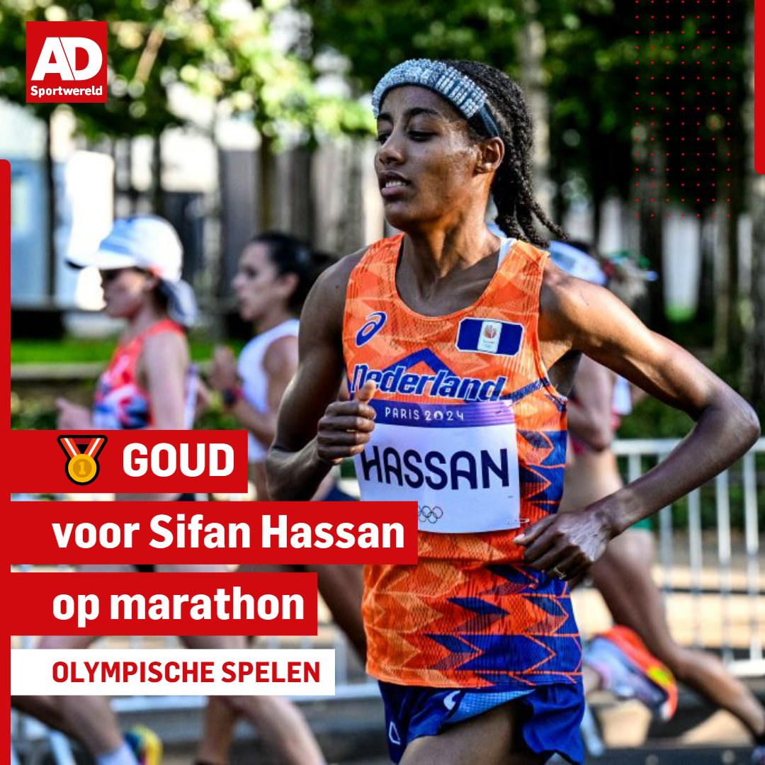 ADSportwereld's tweet photo. 🥇Waanzinnig! Sifan Hassan schittert met marathongoud en voltooit unieke trilogie in Parijs met drie medailles
https://t.co/XRbVQOxejj https://t.co/MR9nwXDZx3