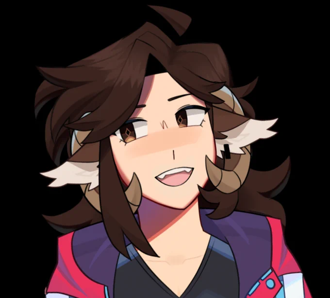 redid her hair bc i realized why having multiple layers is nicefluffier cain 