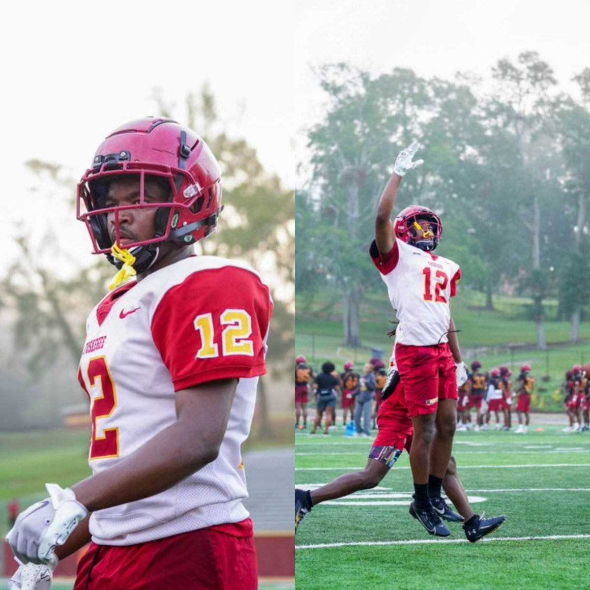 MontFromDa601's tweet photo. My boy @HearnKolby down at TUSKEGEE UNIVERSITY putting in work during summer football camp! Stay humble baby boy and keep grinding!
#TUYouKnow https://t.co/Nczu2rB6QD