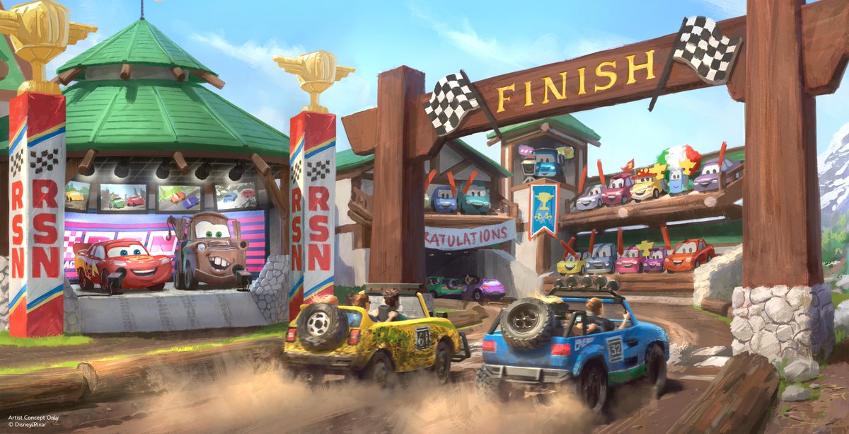 Disney Parks (@disneyparks) on Twitter photo 🚗 BREAKING 🚗 A new area inspired by “Cars” is coming to Frontierland with TWO new attractions at <a href="/WaltDisneyWorld/">Walt Disney World</a>! di.sn/6011Yax2v ⛰️#D23 #Horizons 🚗 BREAKING 🚗 A new area inspired by “Cars” is coming to Frontierland with TWO new attractions at <a href="/WaltDisneyWorld/">Walt Disney World</a>! di.sn/6011Yax2v ⛰️#D23 #Horizons
