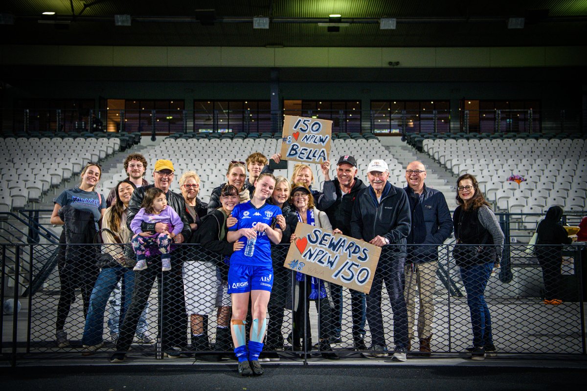 Although the result wasn't in our favour, it was a wonderful occasion to celebrate Bella Sewards' 150th game and to welcome her family and friends to share in this special milestone.