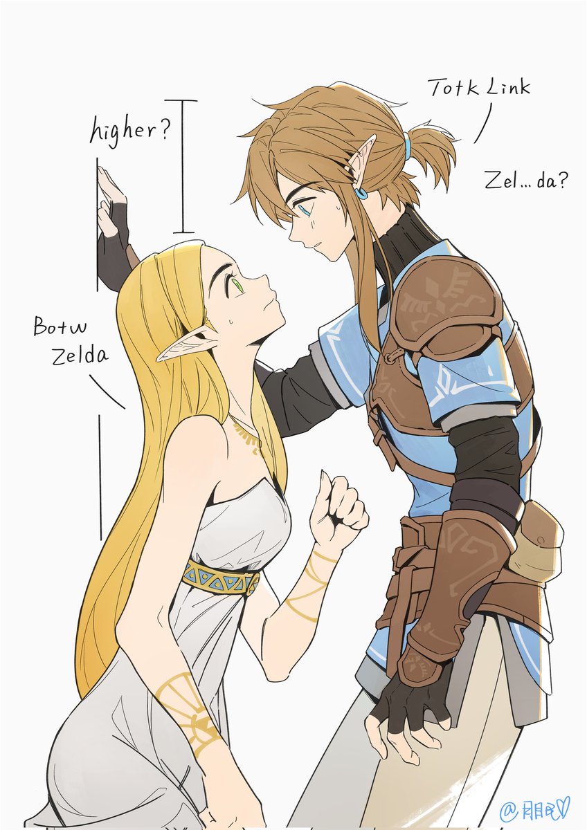 yuemianning's tweet photo. #ゼルダの伝説
#TearsOfTheKingdom  #Zelda #BreathoftheWild #Zelink 
时空错乱🌷 https://t.co/Xqf6GxgFqN