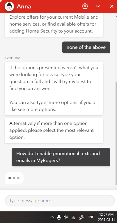 notjennee's tweet photo. @RogersHelps I never received an email to join the contest nor can I update my profile settings (the options are greyed out). The bot also will not reply every time I ask how to enable the promotional texts/emails😭 Please help!! I really wanted to join before this period ended https://t.co/2u4LTMeMT9
