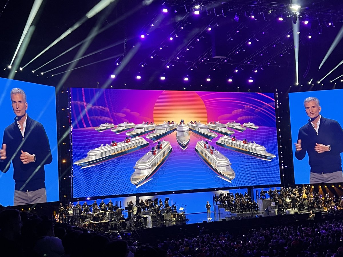 JLHomni's tweet photo. Woah, 13 ships!?!?
Iger is going to have Disney Cruise Line sink like streaming.
#Oversaturation
(Unfortunately, I'm never wrong about these things.) https://t.co/VCWJuilUrT