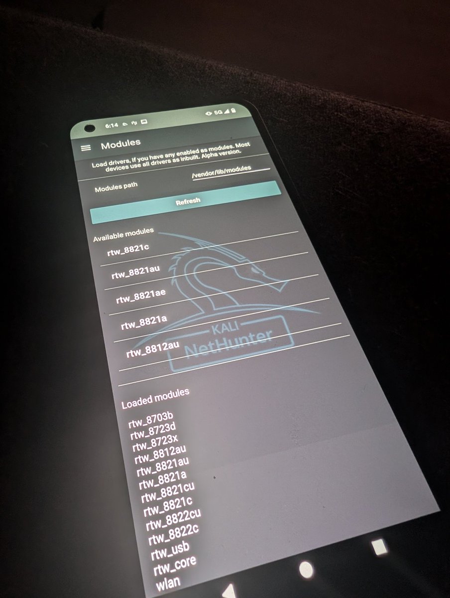 kimocoder's tweet image. @yesimxev Added new stuff, like a kernel Flasher, module manager and WifiPumpkin3 to NetHunter, but why have I never though of kernel backporting before? 🤌 Nothing's 5.4 kernel is packef with latest drivers and libraries 🔥