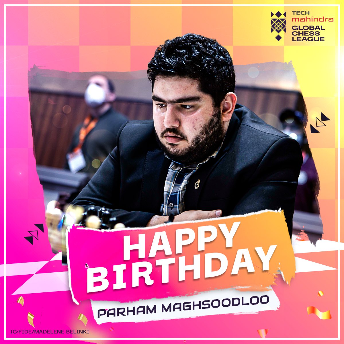 A 𝙂𝙧𝙖𝙣𝙙 day for our 𝙈𝙖𝙨𝙩𝙚𝙧 🎂

Time to wish our ace player, <a href="/PMaghsoodloo/">Parham Maghsoodloo</a>, a very happy birthday ❤️

#TechMGCL #TheNextMove