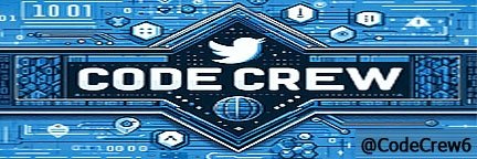 CodeCrew6's tweet image. Welcome to the club 'Code Crew' founded by @Anuj_Dhanke , @Debeyendu179737 and @AssaulterX001 where we develop, upskill and share knowledge with everyone.