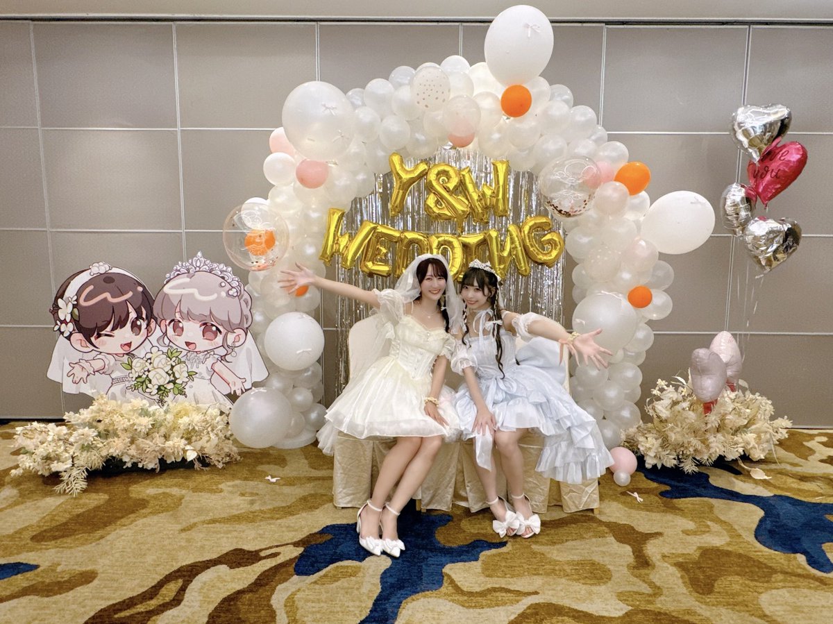 yakko928's tweet photo. やこわた結婚式 in 中国🤍💍

リアル結婚式場でやったよ〜💐✨
会場豪華すぎた🥹

とっても楽しかったです🫶🏻 https://t.co/mQamQfsSFP