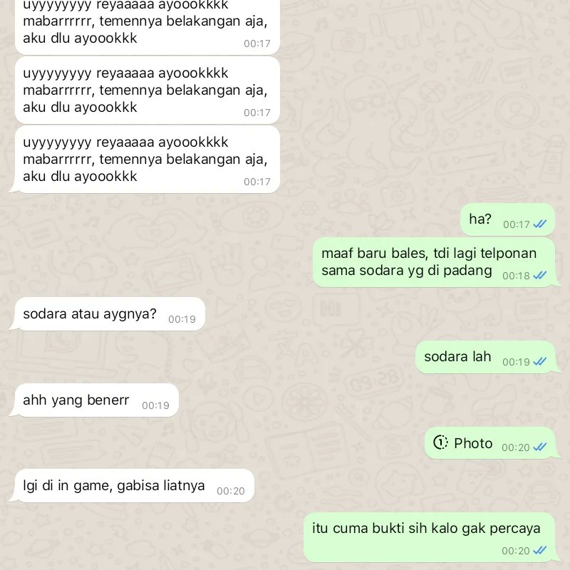 Racellinaa's tweet photo. #virtuallove [Yan&amp;Reya] — part 01

buat yang gak suka dengan AU nya tinggal di skip aja, jangan di hujat.

terima kasih
have fun and enjoy

#virtuallove #au #auindonesia #autweet #chatstory #rekomendasiau #beranda #pov #povchat #yan #reya #stories #foryou #fypシ #fyp #moots https://t.co/bzECJgi8HQ