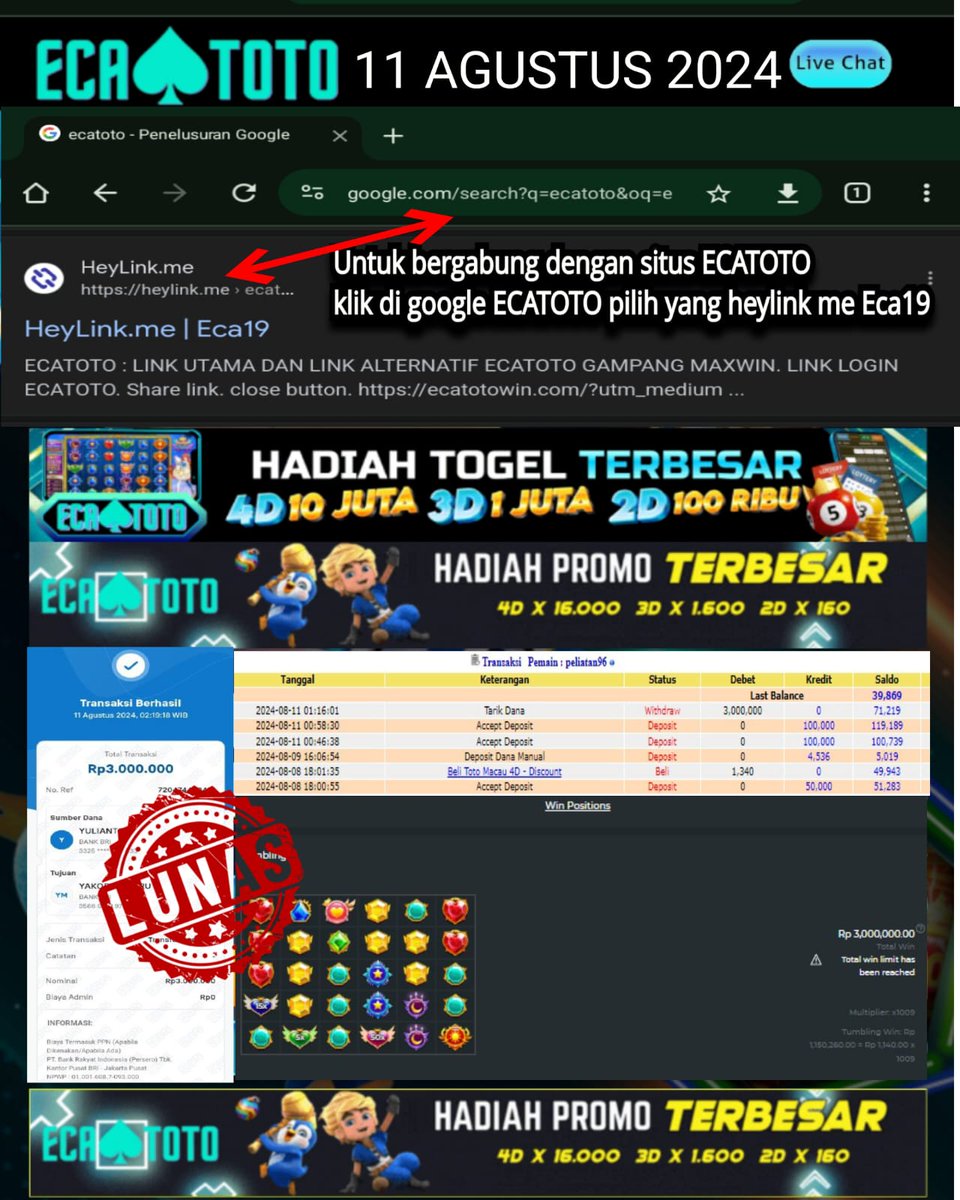 resmi7207's tweet photo. 📷SITUS TERPERCAYA SE ASIA #ecatoto #pastimenang #ecatotogacor #slotgacor #antikalah #menangterus #viral #bokep #slotindo #slotthailand #slot #slotthailand📷 📷 📷 https://t.co/HCj8ptwlxS