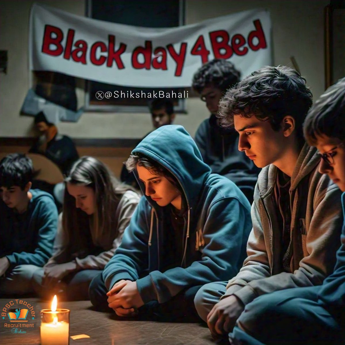 bcsmup's tweet photo. किसी भी लोकतांत्रिक सरकार की नीतियों के विफल हो जाने के पश्चात दोषी नीतियों को बनाने वाले को समझा जाना चाहिए...ना कि नीतियों का पालन करने वाले हम बीएड डिग्री धारकों को....
#Blackday4Bed @EduMinOfIndia @ANI @narendramodi
@yadavakhilesh
@dpradhanbjp
@BhimArmyChief
#BlackDay4BEd https://t.co/C7OZrVTFrK