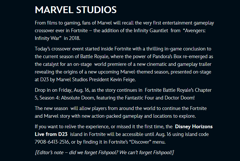 Fortnite News tweet media