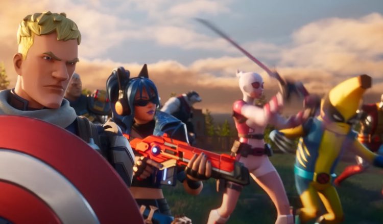 Fishynewa's tweet image. Captain America's Shield
Peelyverine's Claws
Gwenpool's Blades (?)
Shuri's Mythics
Iron Man's Gloves
Stark Industries' Energy Rifle War Machine's Jetpack + Turret
NEW Dual SMGs
NEW Sniper Rifle
NEW Single-Hand Pistol
Silent Scar &amp;amp; Maybe Scar too
Heavy AR (AK) ( from @HYPEX )