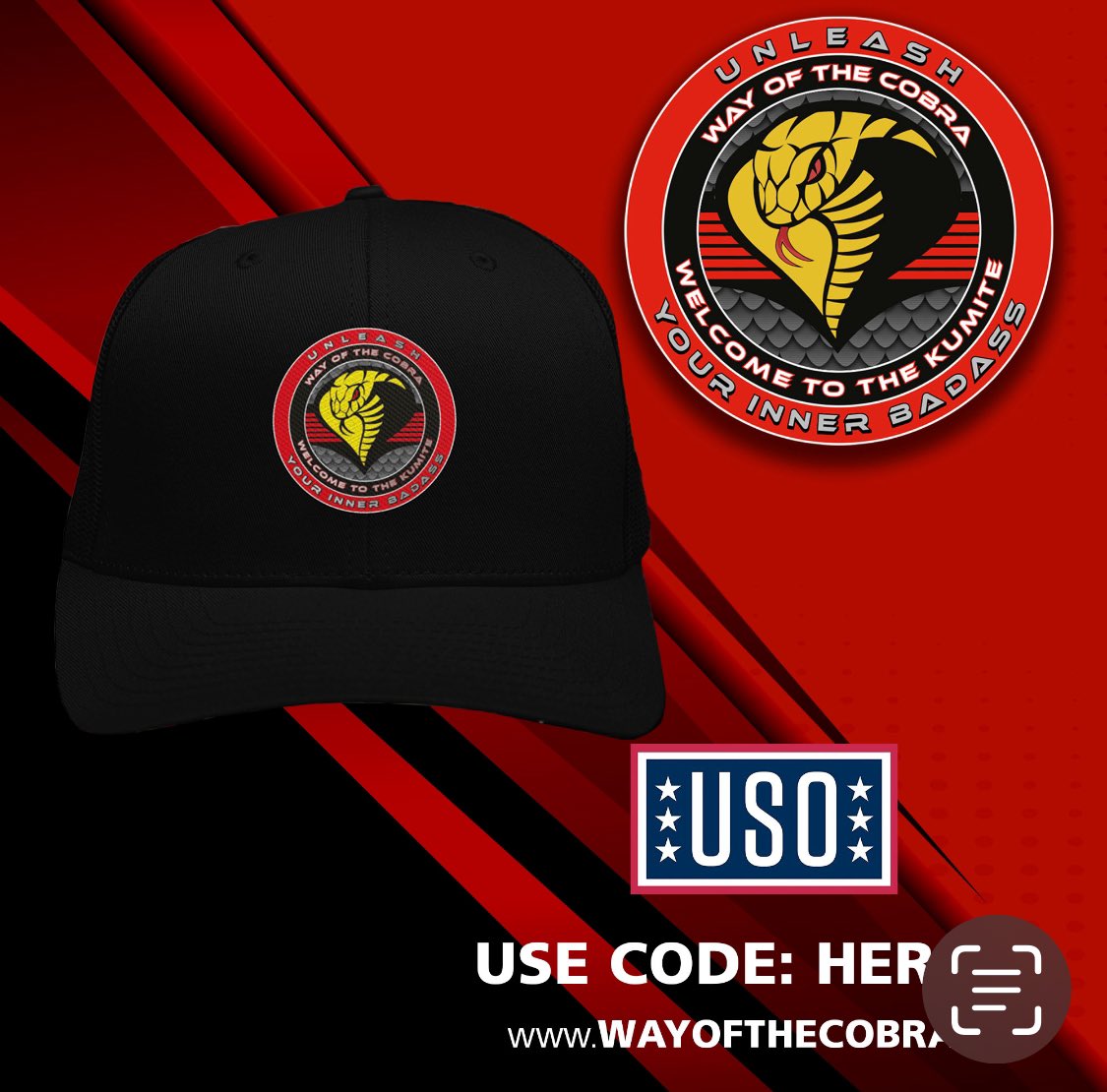 seankanan's tweet photo. Please check out my new merch store at https://t.co/uGrBvULGfS  use discount code COBRA10 for 10% discount through midnight tonight. @ReallyDesignsco A portion of the proceeds go to @The_USO which supports our troops. #supportourtroops https://t.co/qmwA2moj3k
