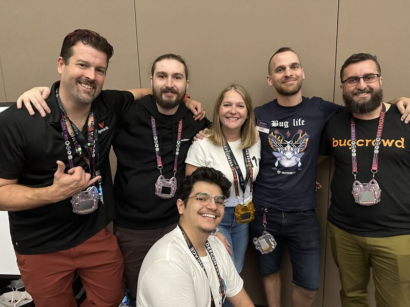 Michael Skelton (@codingo_) on Twitter photo The highlight of my <a href="/defcon/">DEF CON</a> experience this year was joining a panel at the <a href="/BugBountyDEFCON/">Bug Bounty Village</a> alongside industry leaders from <a href="/yeswehack/">YesWeHack ⠵</a>, <a href="/synack/">Synack</a>, <a href="/Hacker0x01/">HackerOne</a>, and <a href="/intigriti/">Intigriti</a>. It was an honour to engage with such passionate and talented individuals. The highlight of my <a href="/defcon/">DEF CON</a> experience this year was joining a panel at the <a href="/BugBountyDEFCON/">Bug Bounty Village</a> alongside industry leaders from <a href="/yeswehack/">YesWeHack ⠵</a>, <a href="/synack/">Synack</a>, <a href="/Hacker0x01/">HackerOne</a>, and <a href="/intigriti/">Intigriti</a>. It was an honour to engage with such passionate and talented individuals.