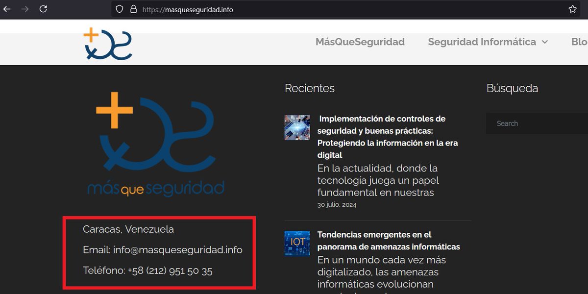White_Hunters's tweet image. 🚨 NOTICIA URGENTE 🚨

¡OBJETIVO CRÍTICO NEUTRALIZADO! 🌐 El portal masqueseguridad(.)info, una empresa de ciberseguridad &quot;ANTIHACKEOS&quot; vinculada al gobierno de Venezuela, ha sido derribado en nuestra más reciente operación. Esta entidad, que pretende proteger los intereses de un…
