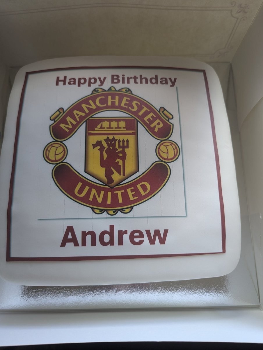 My birthday cake I got made for my birthday from my friend