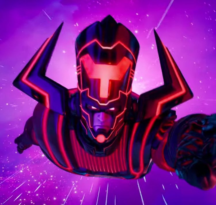 Fishynewa's tweet image. Kevin Feige says he shared the clip of Galactus destroying worlds in Fortnite to the crew of ‘FANTASTIC FOUR’ as inspiration for the film. 👀 #Fortnite #fortniteleaks