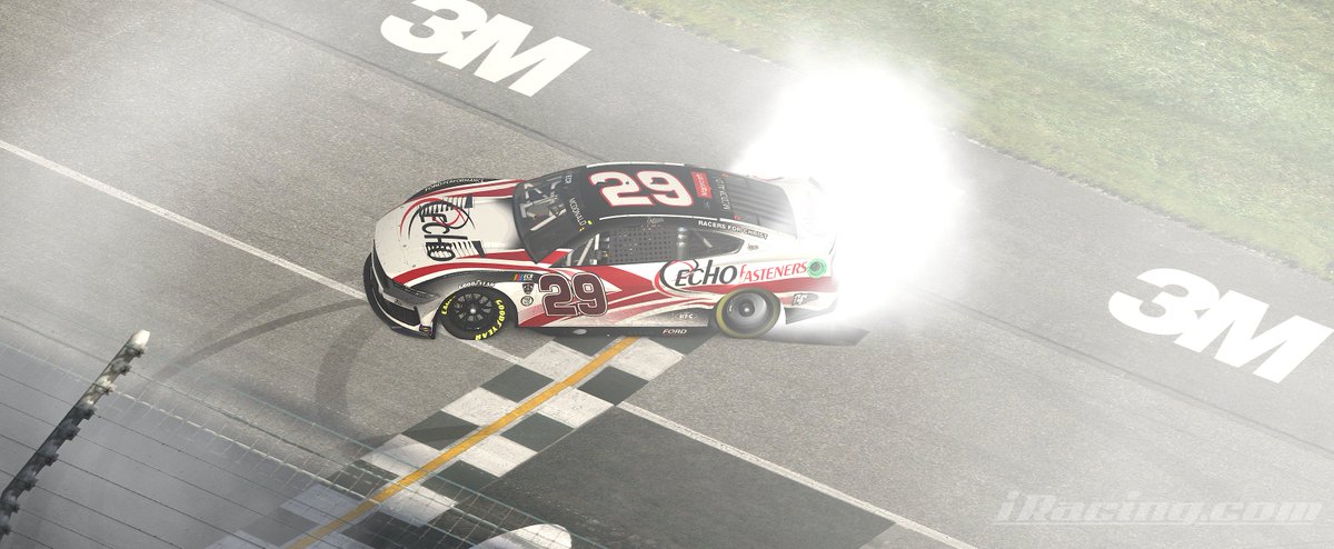 What a race! Green flag racing and a late battle for the win saw <a href="/TayMcDonald3/">Tay McDonald</a> grab the 🏆 Kyle Diaz got 2nd, <a href="/SPORTGUY_MCCALL/">Ryan McCall</a> got 3rd <a href="/JonOsborne/">Jon Osborne</a> got 4th and <a href="/EliteWarMachine/">Tyler Birden</a> got 5th to round out the top 5.

Next week is the regular season finale at <a href="/motegi_official/">モビリティリゾートもてぎ公式</a>