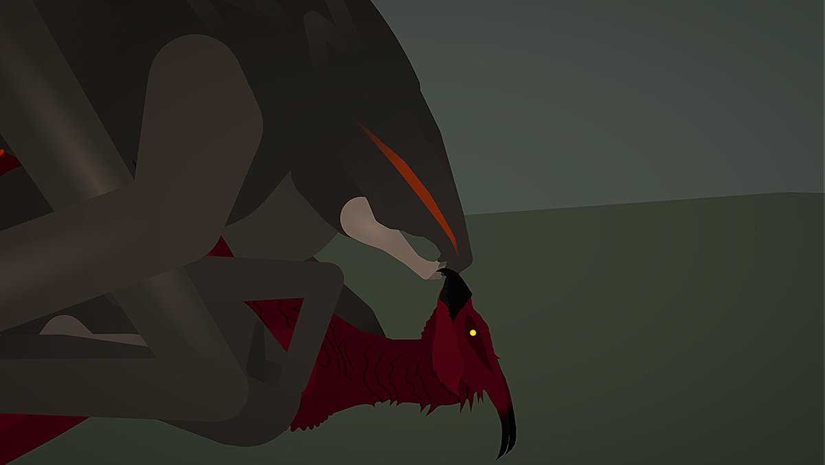 kyanzilla's tweet photo. Weekend ship art‼️
I completely forgot to do one after lunch today so hopefully I remember tomorrow 😭
Anyways goodnight
#Godzillart #Sticknodes #Shimozilla #Angzilla #Giallante #Rodan #Muto https://t.co/uvOqQkqeSc