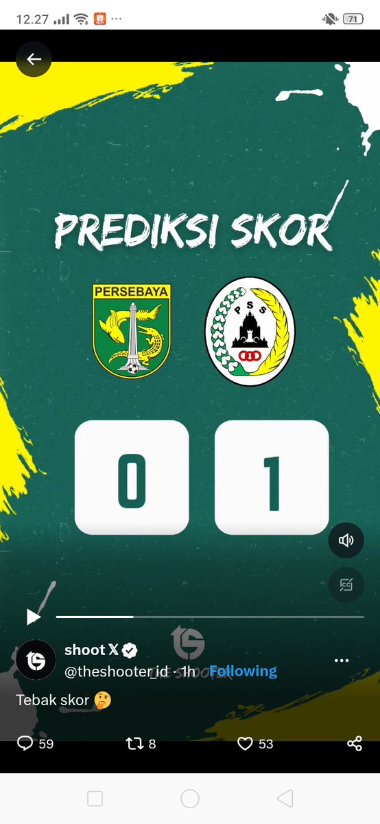 Jogja1Cyber's tweet photo. @theshooter_id Ya Allah kabulkan lah doa warga sleman.... bismillah kelakon https://t.co/KPek6rIXwm